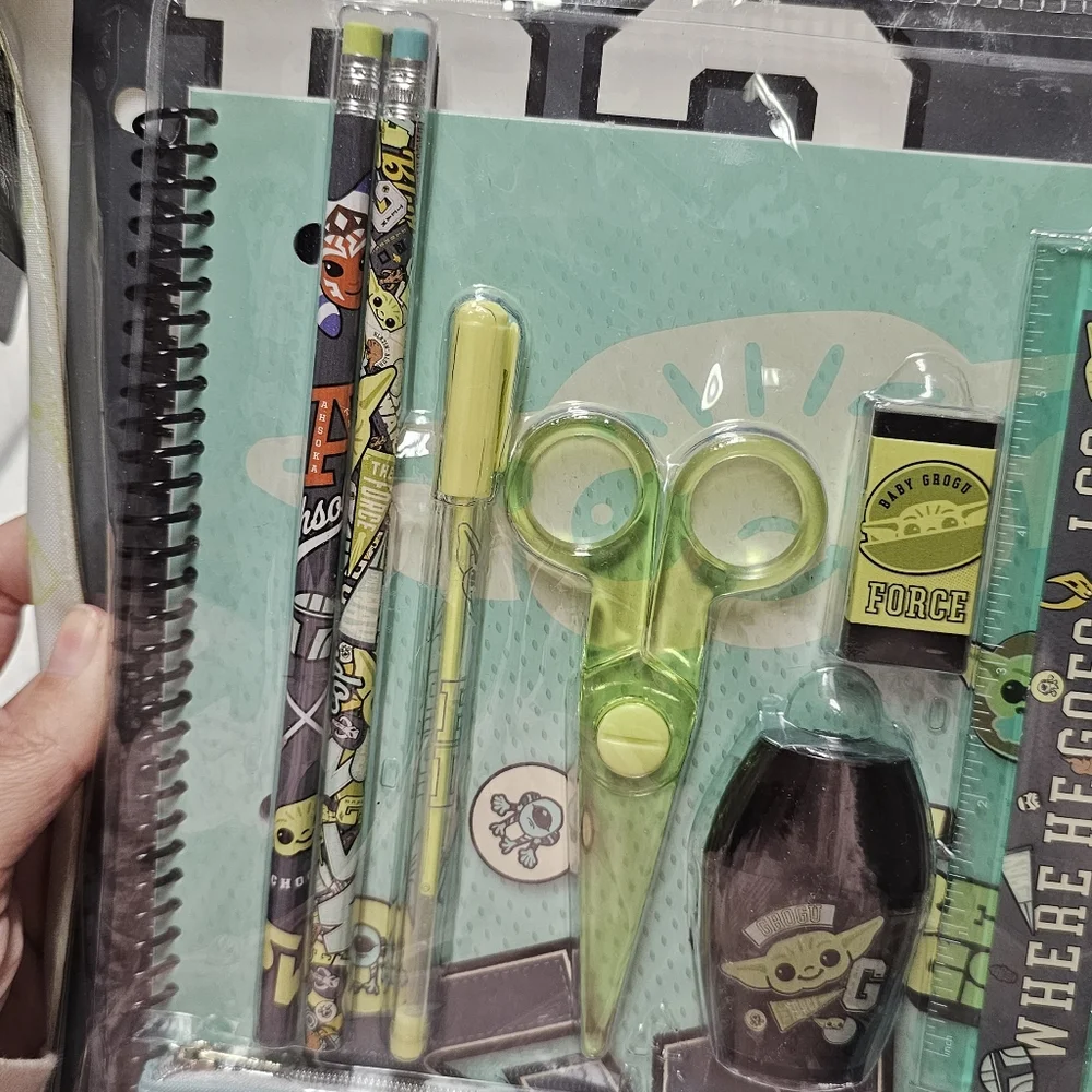 Star Wars Baby Yoda (Grogu) School Supply Stationary Set